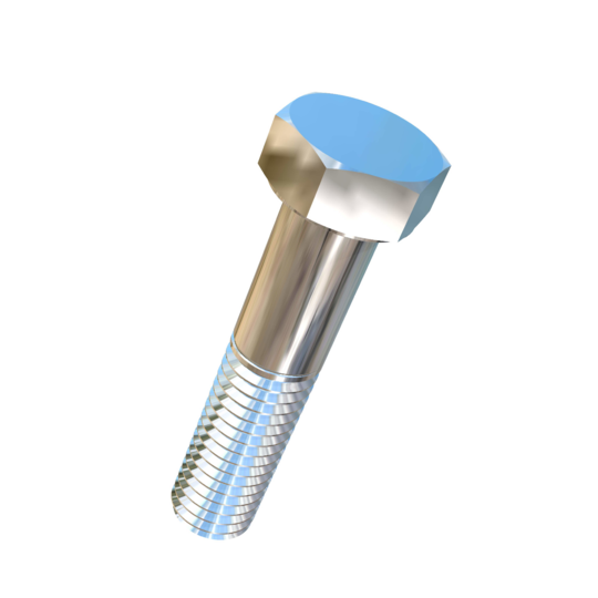 Titanium 1/2-13 X 2-1/4 UNC Allied Titanium Hex Head Bolt (No Dimple)